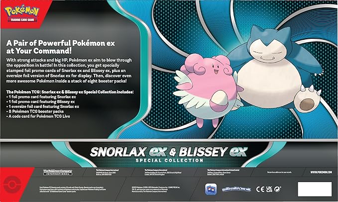 Pokémon TCG: Snorlax ex & Blissey ex Special Collection