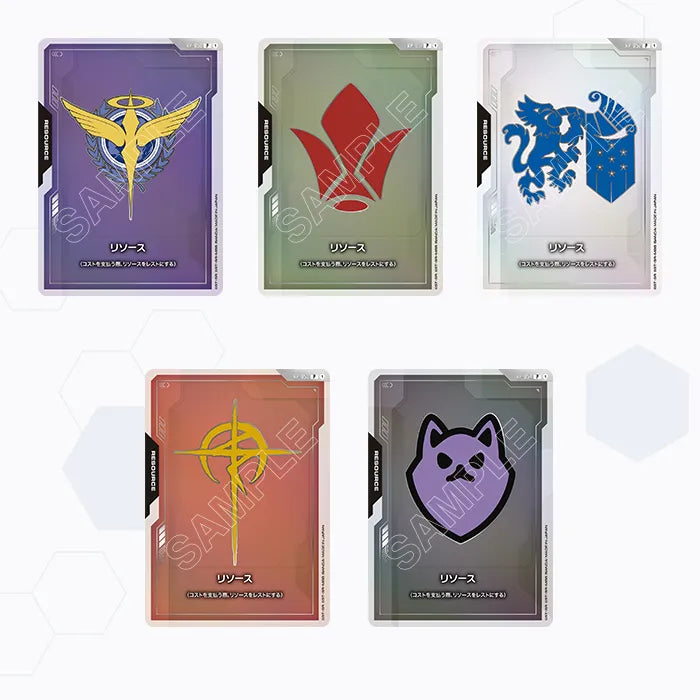 Gundam Card Game: Storage box & Resource set (EVX07)