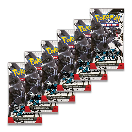 Pokémon TCG: Scarlet & Violet-Black Bolt Booster Bundle (6 Packs)