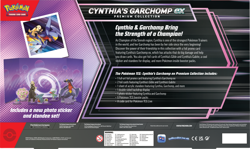 Pokemon TCG: Cynthia’s Garchomp EX Premium Collection