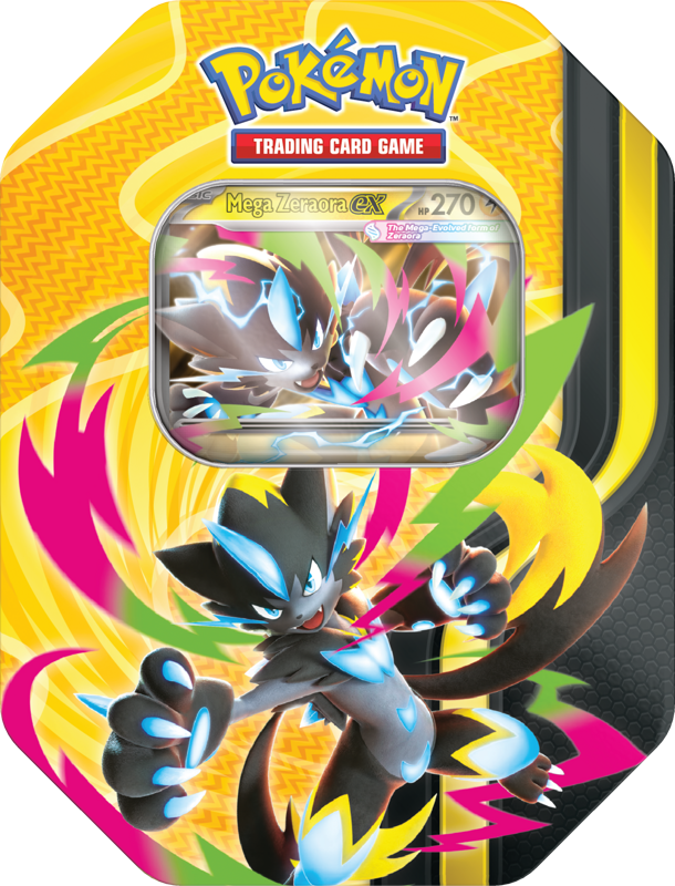 Pokémon TCG: Mega Forces Tin (Darkrai / Dragonite / Zeraora)