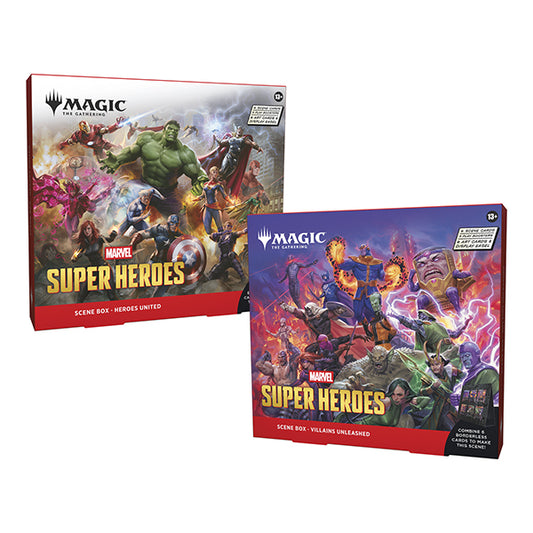 Magic The Gathering - Marvel Super Heroes Scene Box (Heroes United / Villains Unleashed)