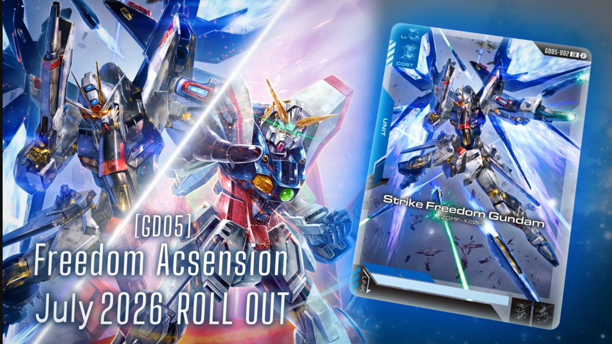 【新品】GUNDAM CARD GAME　Freedom Acsension Gundam Card Game: Freedom Ascension Booster Box [GD05