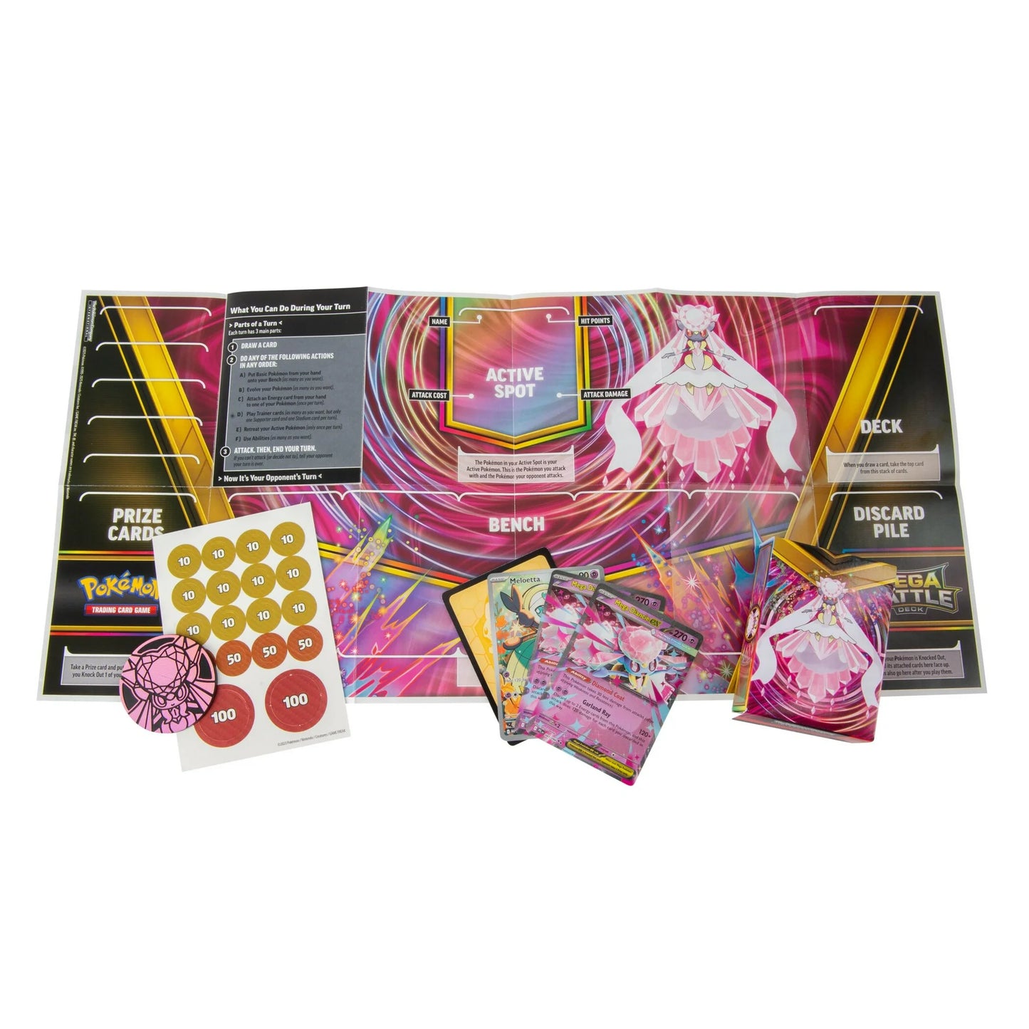 Pokémon TCG: Mega Battle Deck - Mega Gengar ex / Mega Diancie ex