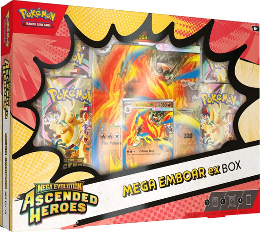 Pokémon TCG: Mega Evolution Ascended Heroes - Mega Emboar ex Box
