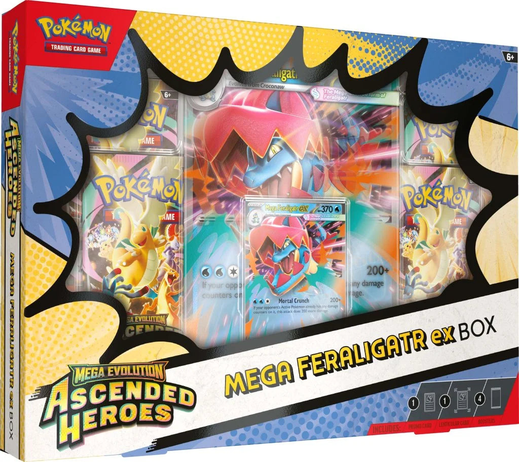 Pokémon TCG: Mega Evolution Ascended Heroes - Mega Feraligatr ex Box