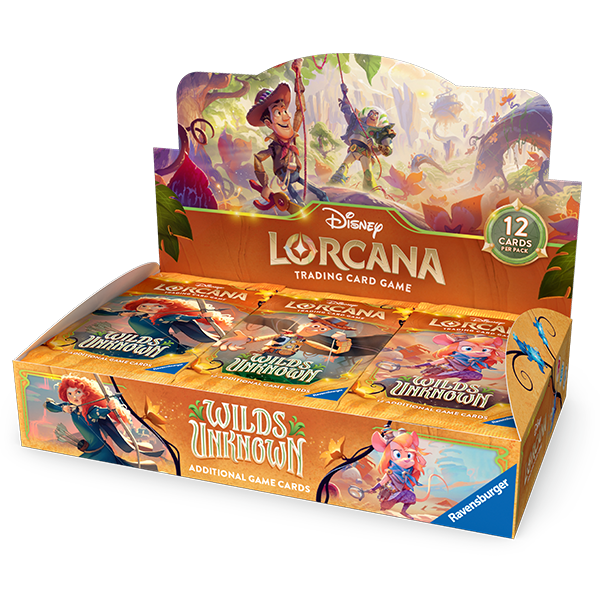Disney Lorcana TCG - Wilds Unknown (set 12) - Booster Box (24 packs)