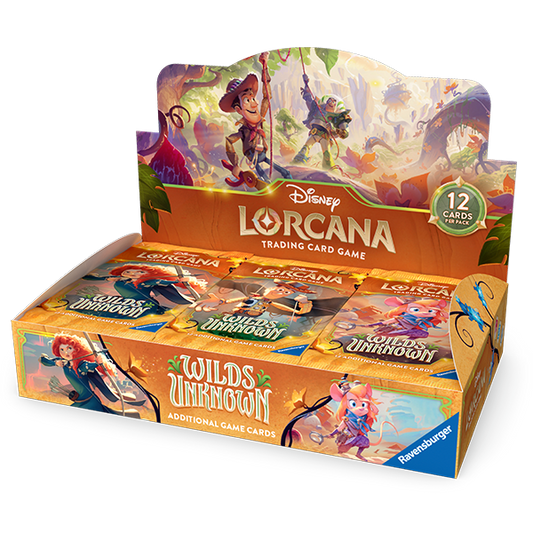 Disney Lorcana TCG - Wilds Unknown (set 12) - Booster Box (24 packs)