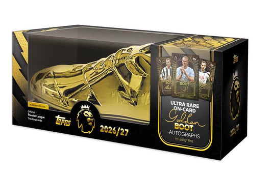 Topps Flagship Premier League Official Trading Cards 2027 Gold Boot Tin