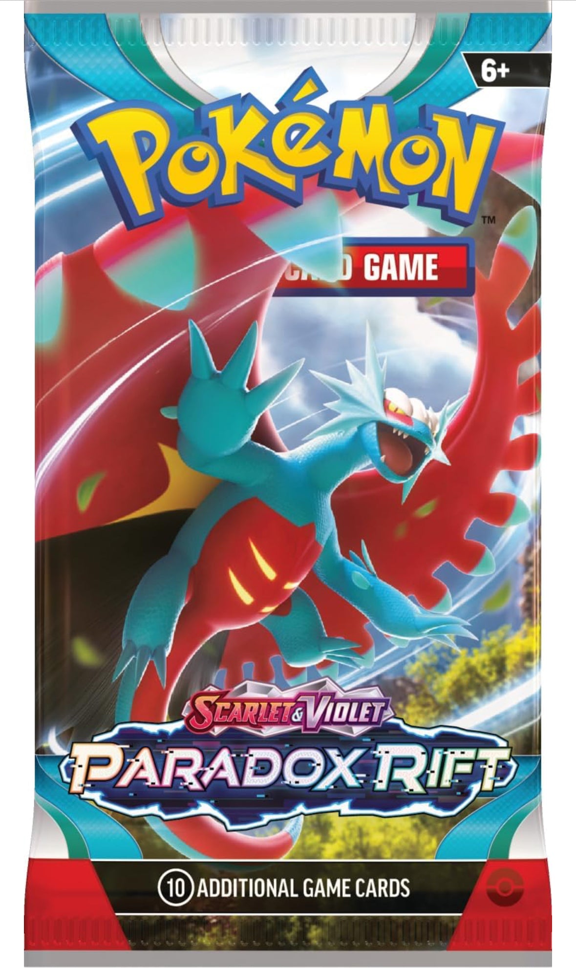 Pokémon TCG: Scarlet & Violet—Paradox Rift Triple Pack - Arctibax (3 Booster Packs & Foil Promo Card)