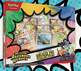 Pokémon TCG: Mega Evolution Ascended Heroes - First Partners Deluxe Pin Collection