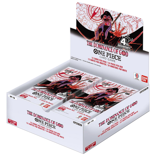 One Piece Card Game: THE DOMINANCE OF GOD Booster Box [OP-18]