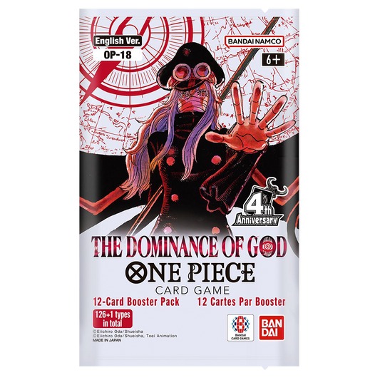 One Piece Card Game: THE DOMINANCE OF GOD Booster Box [OP-18]