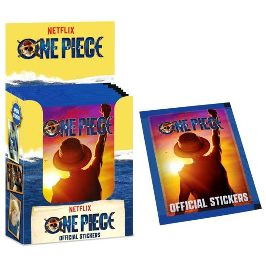 One Piece (Netflix Series) Official Sticker Collection Album + Box (30 sticker packs)
