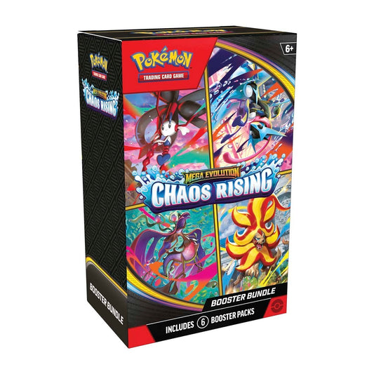 Pokémon TCG: Mega Evolution - Chaos Rising Booster Bundle (6 Packs)
