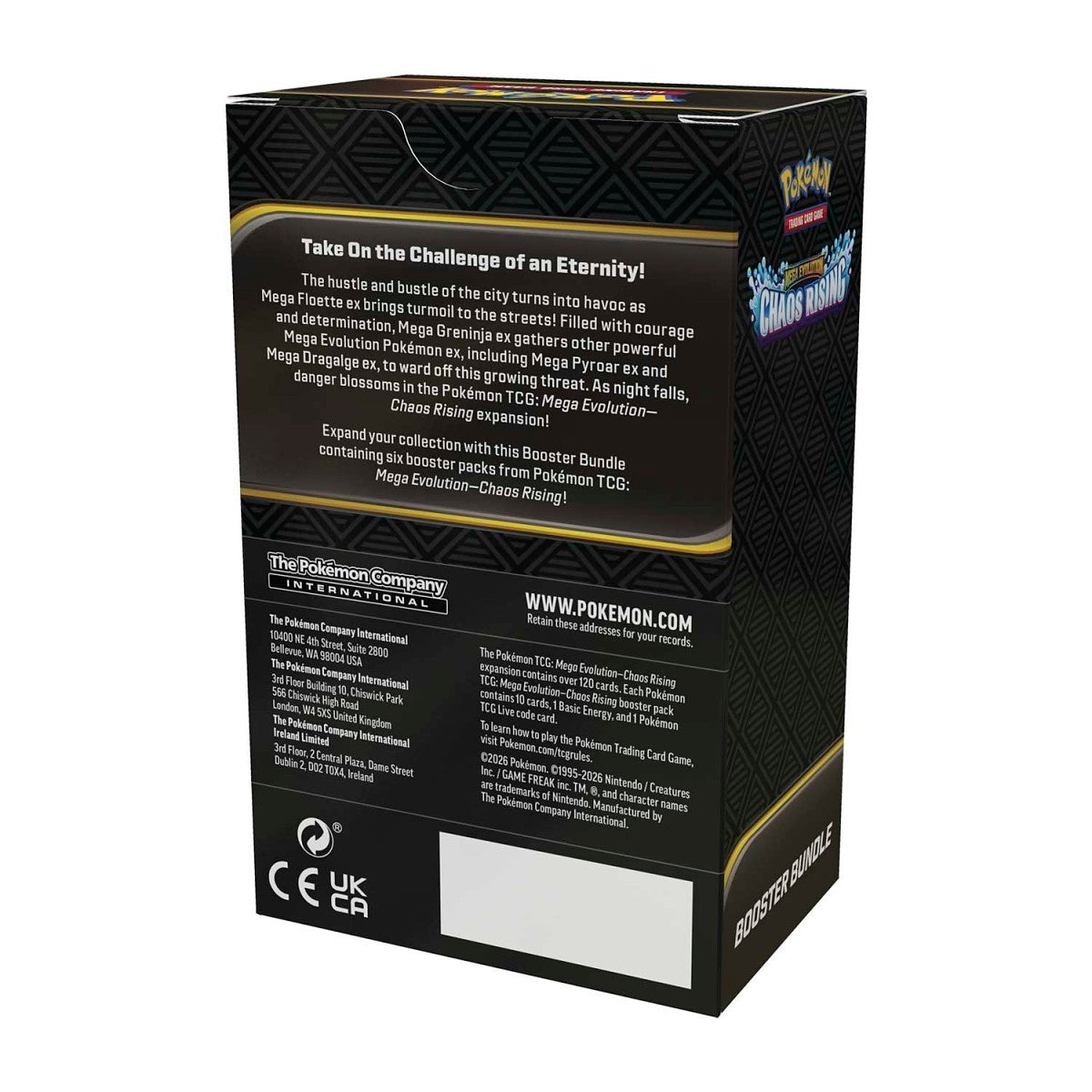 Pokémon TCG: Mega Evolution - Chaos Rising Booster Bundle (6 Packs)