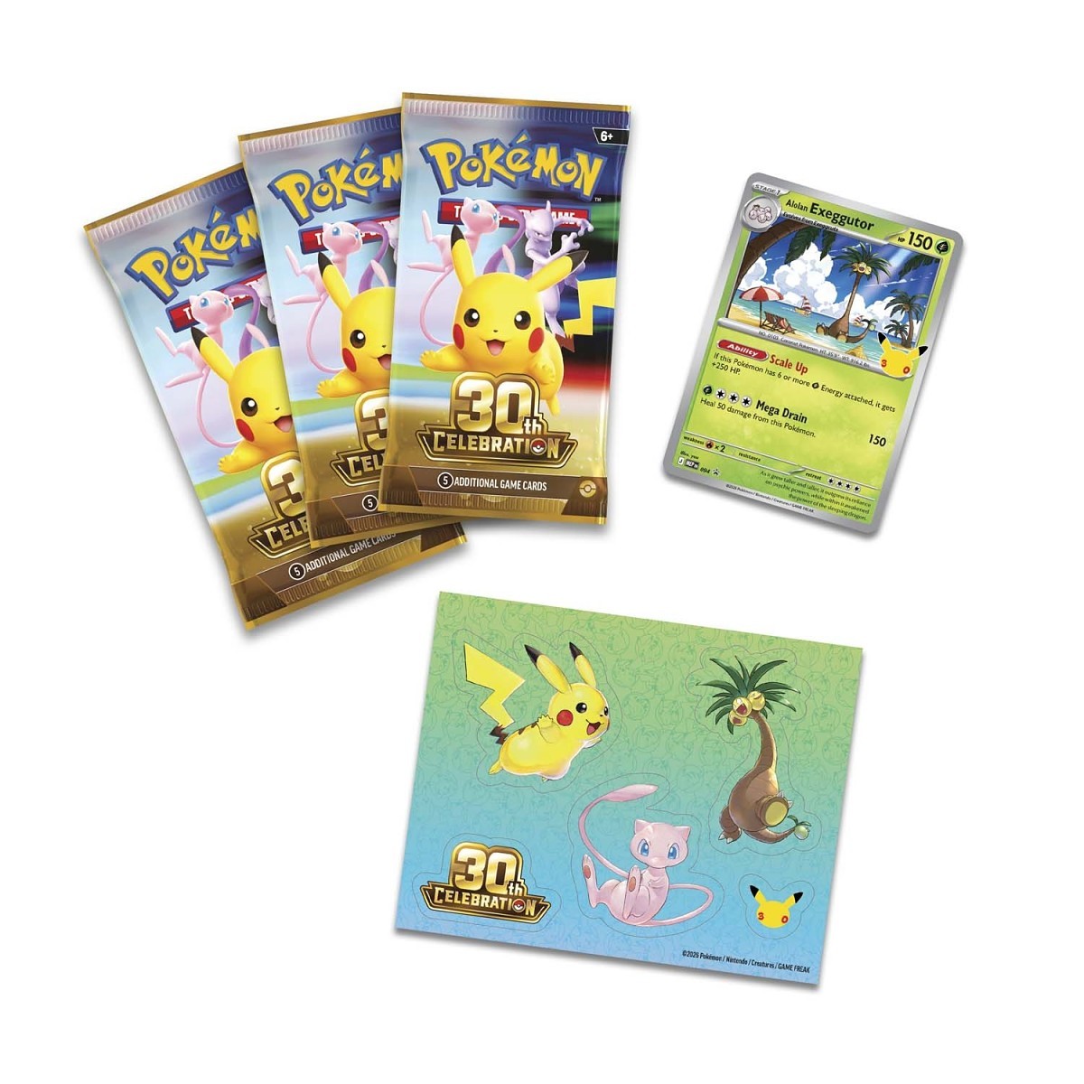 Pokémon TCG: Tech Sticker Collection - Assorted - 30th Celebration