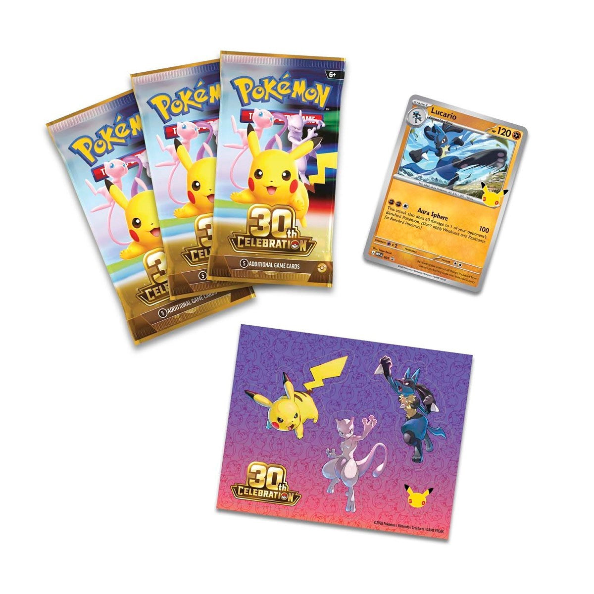 Pokémon TCG: Tech Sticker Collection - Assorted - 30th Celebration