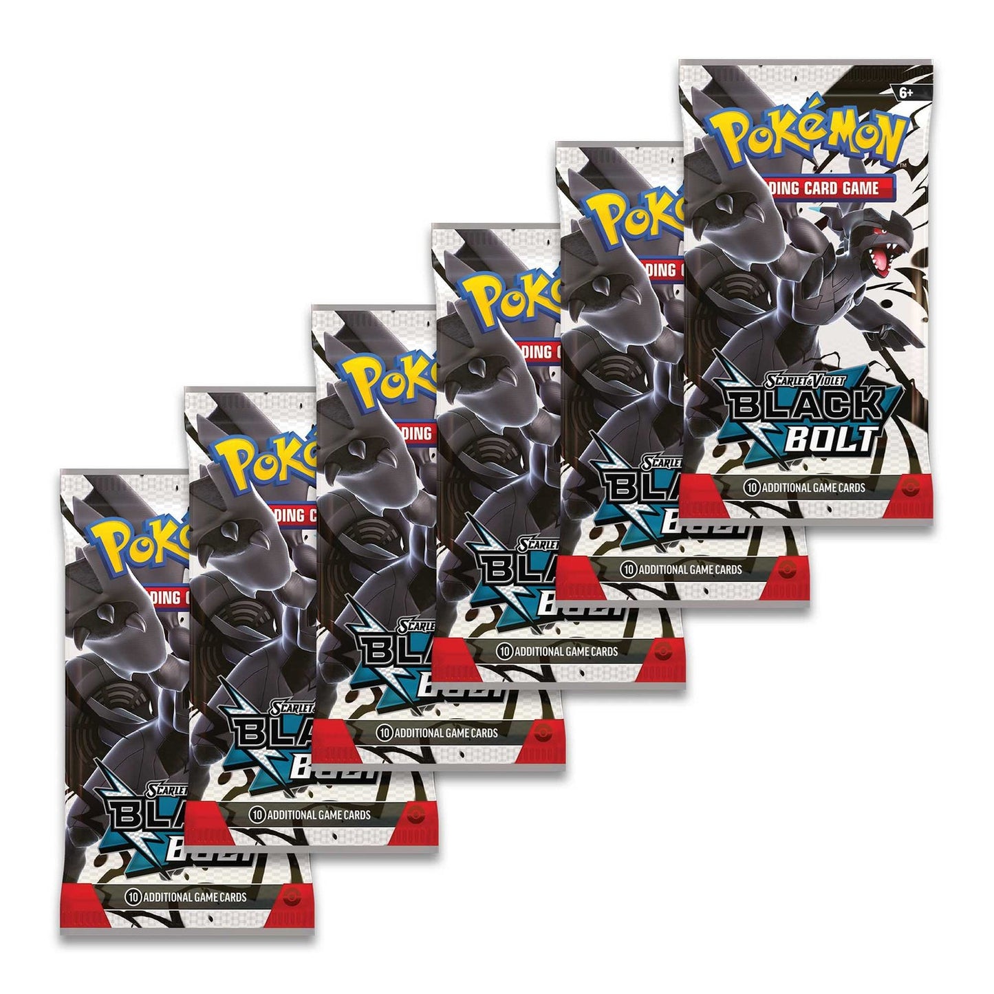 Pokémon TCG: Scarlet & Violet-Black Bolt Booster Bundle (6 Packs)