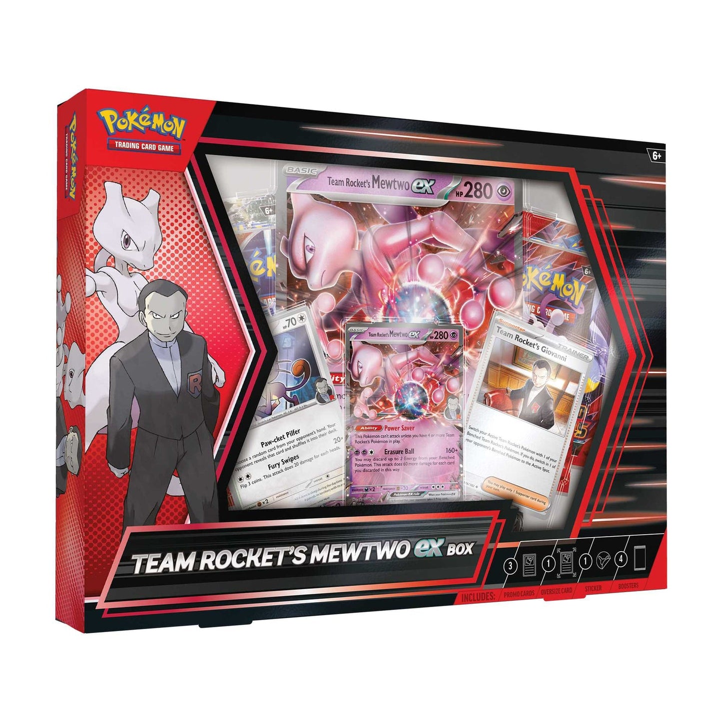 Pokémon TCG: Team Rocket's Mewtwo ex Box