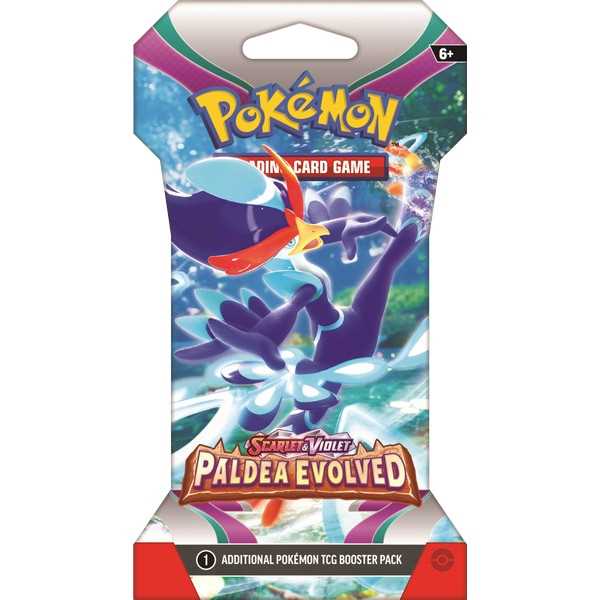 Pokémon TCG: Paldea Evolved Sleeved Booster Display