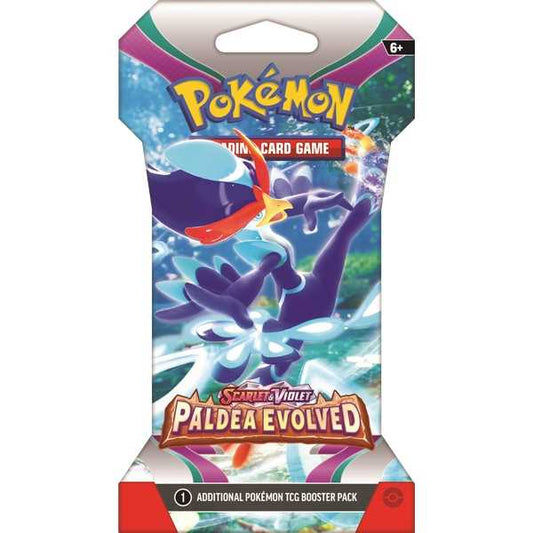 Pokémon TCG: Paldea Evolved Sleeved Booster Display