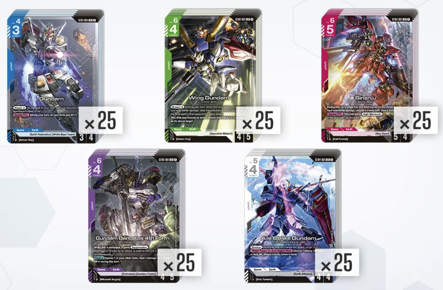 Gundam Card Game: Deck Build Box Freedom Ascension [SC01]
