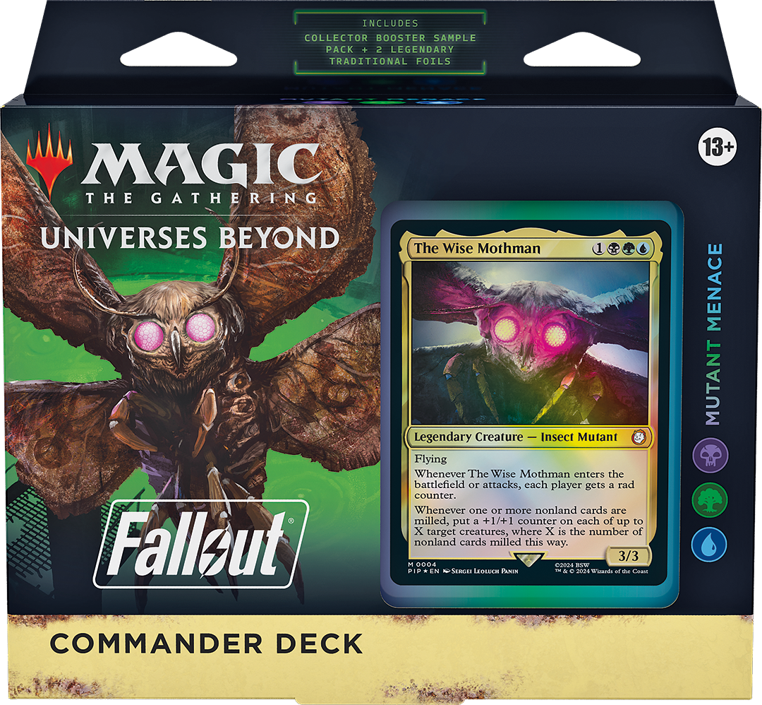 Magic: The Gathering: Fallout Commander Decks (Science, Magic Menace, Hail Ceaser, Scrappy Survivors)