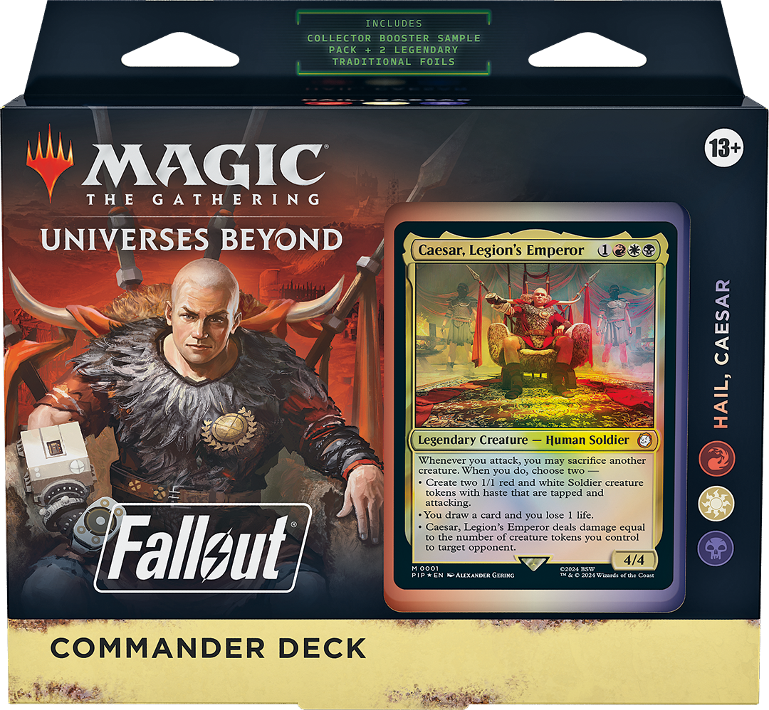 Magic: The Gathering: Fallout Commander Decks (Science, Magic Menace, Hail Ceaser, Scrappy Survivors)