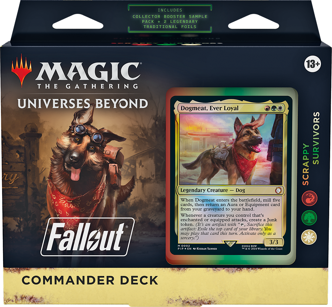 Magic: The Gathering: Fallout Commander Decks (Science, Magic Menace, Hail Ceaser, Scrappy Survivors)