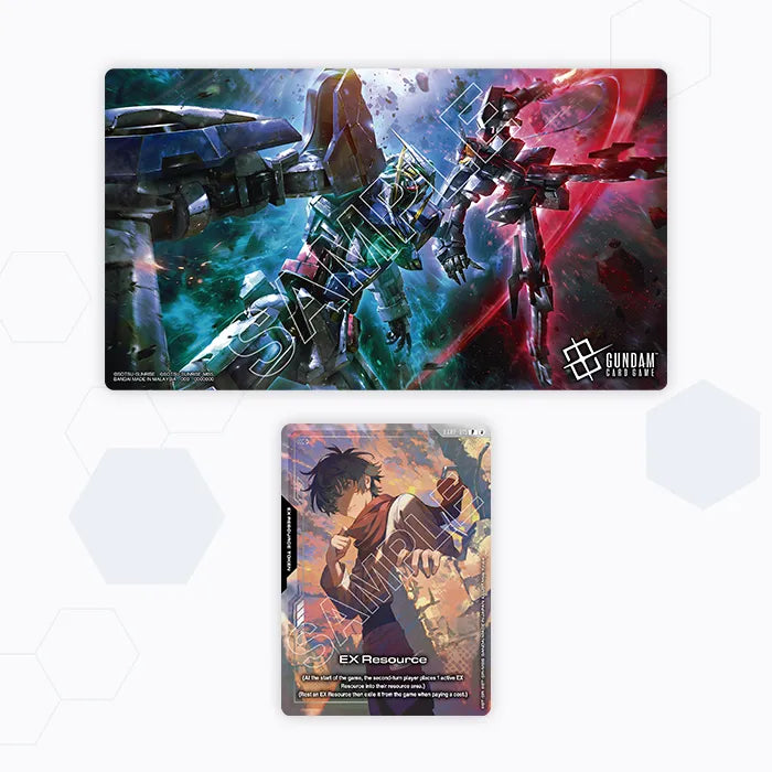 Gundam Card Game: Official Playmat and Card Set [Mobile Suit Gundam 00]